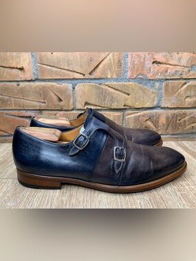Magnanni Monk Strap Dress Shoes Size 10.5M